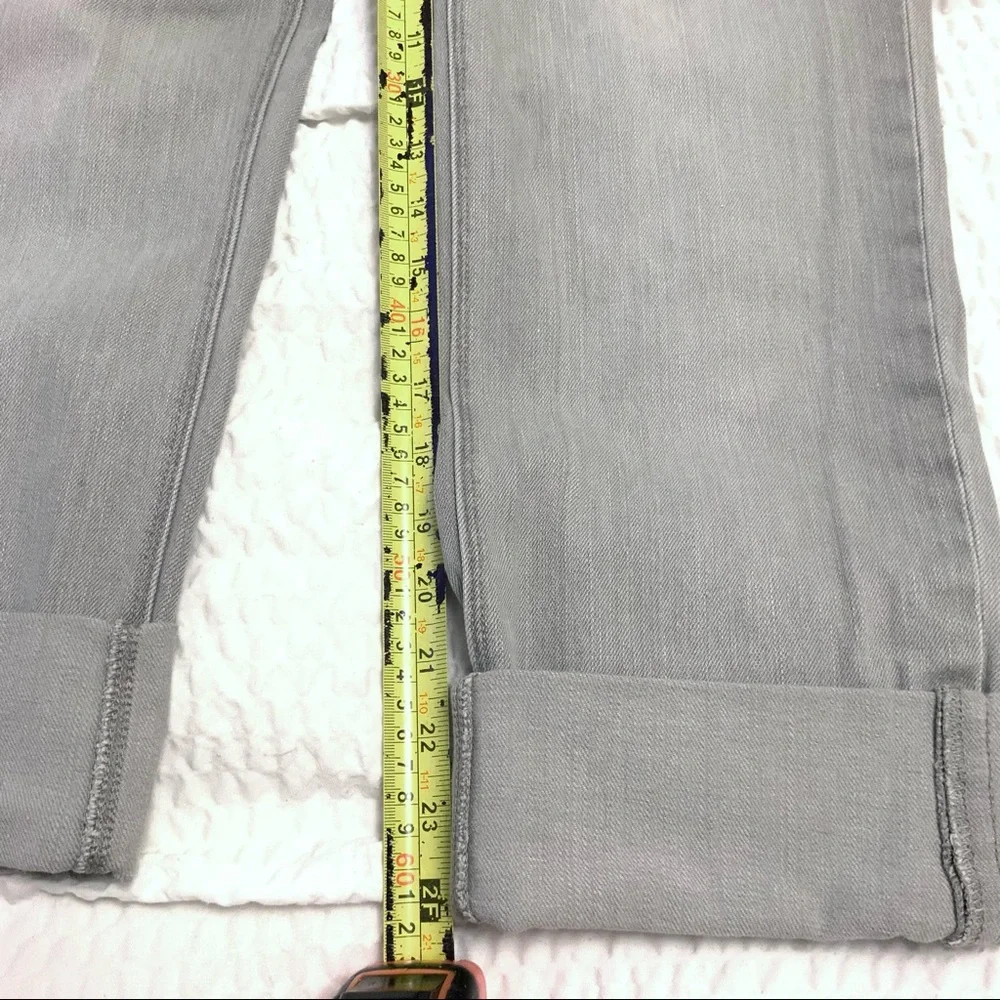 EDDIE BAUER Grey Cuffed Cropped Jeans - Picture 13 of 14
